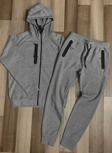 New Premium Quality Full <b>Plain</b> Design Men Track-Suit 100% Cotton Fleece <b>Tracksuit</b> Manufactured by Pakistani Supplier - Product Image 6
