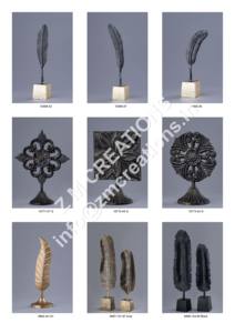 Jarrón de escultura de Metal de Color antiguo personalizable, decoración de escritorio de Villa de Hotel de gama alta, decoración de centros de mesa de lujo para el hogar - Product Image 4