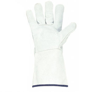 Guantes de cuero duraderos de alta calidad hechos a medida de alta calidad Soldadura larga Desgaste de alta temperatura - Product Image 3