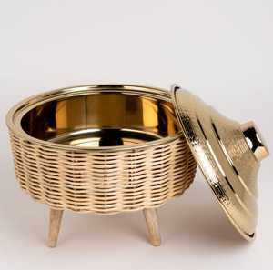 หม้ออุ่นอาหารทำจากไม้หรูหราทนทานต่อการใช้งานหม้อปรุงอาหารทรงค้อนดีไซน์พิเศษสำหรับใช้ในงานปาร์ตี้บุฟเฟ่ต์งานแต่งงานในโรงแรม - Product Image 2