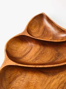 Assiette et bol en bois faits à la main de meilleure qualité Hôtel Ware Restaurant Assiette et plateau en bois naturel Fourniture en gros - Product Image 4