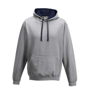 Wholesale Varsity Hoodie Contrast Pullover Mens Plus with Hooded Fleece - Product Image 6