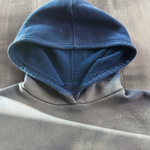 Sweat-shirts pour hommes de qualité supérieure, lavés à l'acide, brodés, mode automne-hiver unique, doublure en polaire intérieure, tissu en coton biologique doux - Product Image 3