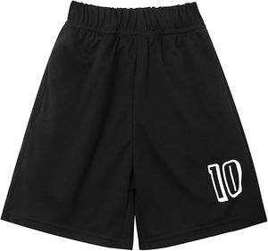 Conjunto de Camiseta de Fútbol a Rayas de Argentina con Número 10 y Pantalones Cortos, 100% Algodón Orgánico, Marca con Bandera Americana Bordada, Ropa Deportiva - Product Image 4
