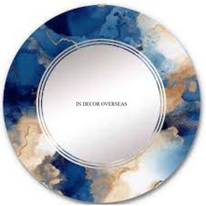 Dernier modèle Arrivée Argent Fini Unique Designer Élégant Cadre En Métal Maison Et Hôtel Intérieur Décoration Murale Miroir Fourniture - Product Image 6