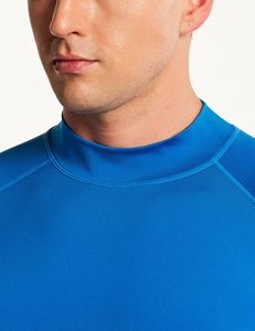 ชุดออกกำลังกายแขนยาวของผู้ชายชุดป้องกันผื่น2025สีทึบ - Product Image 5