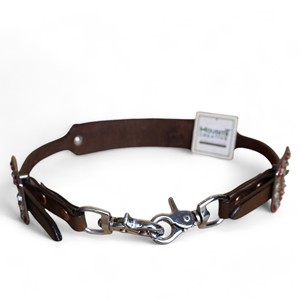 Personalizable occidental ecuestre cuero genuino lavado con ácido pelo de vaca Correa marchita Fancy Conchos decorado fabricante de fábrica - Product Image 4