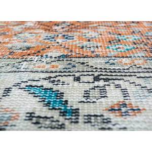 Vintage Large Area Pae-1023 Wool Rug <b>Red</b> Orange Hand Knotted Classic Floral Pattern for Home Hallway Use Recycled for Teens - Product Image 3