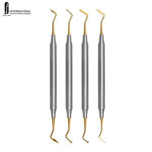Venta caliente puntos de oro de titanio juego de instrumentos quirúrgicos dentales 4 Uds relleno compuesto restaurador Manual A + CALIDAD de grado 1 - Product Image 2