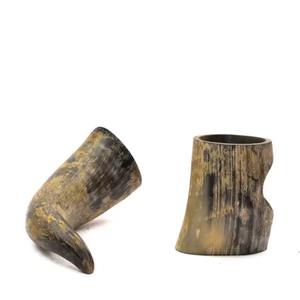 H.M.A Handicrafts Viking Horn <b>Mug</b> Handcrafted Tankard for Ale Beer and Mead Rustic Medieval Drinkware - Product Image 1