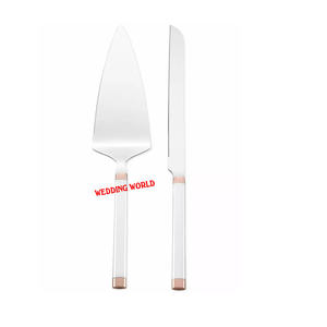 Fournisseur de serveur de gâteau en métal Couverts de créateur faits à la main de qualité supérieure Finition or Vente en gros Nouveau serveur de gâteau en métal - Product Image 5