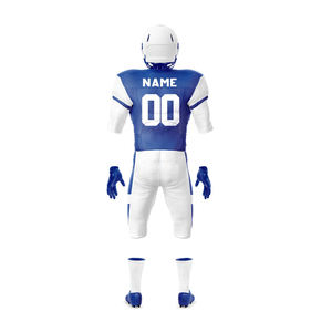Ensembles d'uniformes de football américain de haute qualité pour adultes à manches courtes vêtements d'équipe 100% Polyester respirant Pakistan OEM accepté - Product Image 4