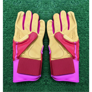 Latest Design Good Quality Wholesale Custom Men's Short Cuff Breathable Softball & Baseball <b>Batting</b> <b>Gloves</b> - Product Image 3
