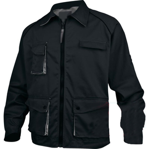 Vêtements de travail respirants anti-poussière à manches longues pour hommes Polyester Coton Protection du travail Vêtements de chantier fendus - Product Image 2