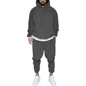 Top Brand Men's Jogging Pullover Chándal Invierno 2 piezas Conjunto de chándal para hombres Venta al por mayor Chándal Boxy y Personalización - Product Image 3