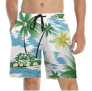 OEM Hombres Swim Sublimation Short Fish Texture Impreso Beach Short Hombre Lluvia Short Natación Fiesta Short Transpirable Hombres Short - Product Image 1