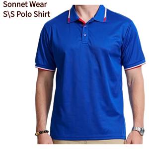 Personalizable de los hombres de moda casual de manga corta para Polos patrón sólido - Product Image 5