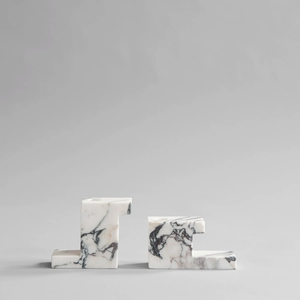 Bougeoirs en marbre fabriqués à la main ajoutant une touche de luxe et d'élégance naturelle à votre espace de vie ou à votre salle à manger - Product Image 6