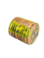 Handgemaakte dennenhouten bakhoor wierookbrander met gepersonaliseerd logo, Arabische Oudh, milieuvriendelijk, duurzaam, Indiase luxe Mubkhara, Ramadan, Eid