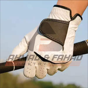 Vente en gros Gants de golf en peau de mouton haut de gamme pour hommes 100% Cabretta Gant de golf en cuir - Product Image 5