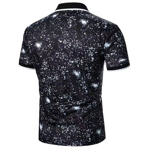 Nouvelle tendance de la mode, polos en coton de qualité supérieure, tissu tricoté sur mesure, polos pour hommes en grande taille - Product Image 6