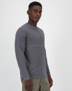 Suéter de Punto para Hombre, Cuello Redondo, Manga Larga, Color Gris, Corte Regular, Transpirable, Estilo Casual Otoñal 2026 - Product Image 3