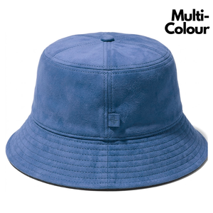 Vietnam Factory Wholesale Suede Bucket Hat Custom Embroidery Design Plain <b>Round</b> Top Fishing <b>Cap</b> with Cigarette Hole Gorras <b>Men</b> - Product Image 3
