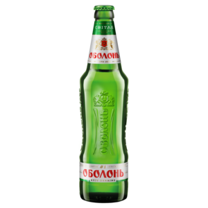 Bière Obolon Svitle Lager Pasteurisée 0,5L Bouteille en Verre 4,5% ABV Réfrigérée - Product Image 1