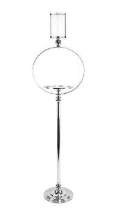 Soporte votivo de aluminio alto, dorado, ecológico, para el hogar, boda, decoración de mesa, cilindro de vidrio personalizable - Product Image 6