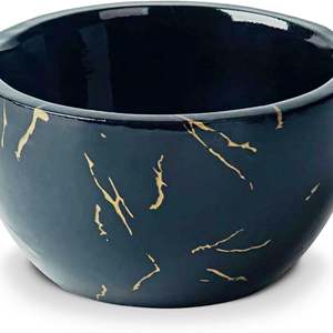 Cuenco de madera y resina con textura negra de tamaño personalizado al mejor precio hecho a mano en la India para ocasiones de fiesta - Product Image 4