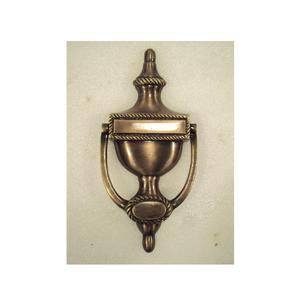 Aldaba de puerta con revestimiento marrón de diseño contemporáneo de metal estándar para aldaba de puerta de hogar y oficina - Product Image 1