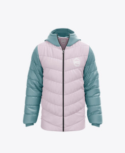 Chaqueta acolchada de invierno con estampado de logotipo personalizado de alta calidad para hombre, chaqueta acolchada con cuello levantado y bolsillos delanteros OEM al por mayor - Product Image 3