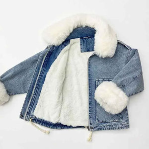 Casual Trendy Brand Women Retro Loose Handsome Vintage Wash Plain Denim Jeans Shirt Women Denim <b>Jackets</b> - Product Image 3