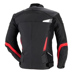 Veste de moto d'hiver personnalisée pour hommes en cuir imperméable de haute qualité avec toile avant grande taille nouveauté - Product Image 2