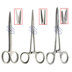 Kit de práctica de sutura para veterinaria, soporte de agujas quirúrgicas, tijeras, pinzas para mosquitos, instrumentos de acero inoxidable, CE - Product Image 1