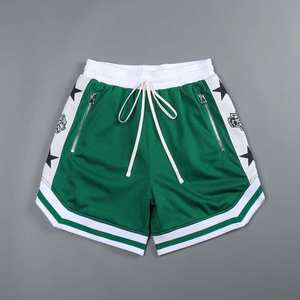 Pantalones Cortos Deportivos para Hombre, Estilo Hip Hop, Cintura Alta Elástica, Ligeros, de Secado Rápido, Transpirables, de Malla, para Entrenamiento, Gimnasio, Deportes, Correr - Product Image 5