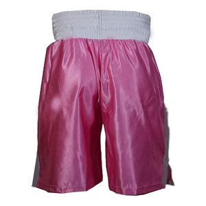 Shorts de boxe en satin de haute qualité personnalisés pour l'entraînement et la compétition avec impression par sublimation, design de logo personnalisé, fabriqués au Pakistan - Product Image 3