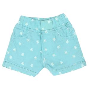 Shorts pour nouveau-nés filles (G-24) - Cyan - Product Image 1