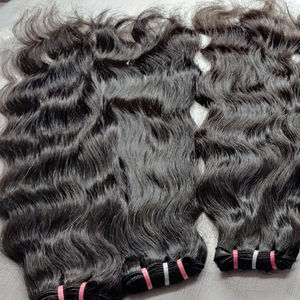 Extensiones de cabello Remy virgen indio sin procesar 100%, cabello humano rizado Natural de onda profunda suelta de un solo donante, 10 "-32" - Product Image 1