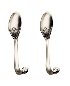 Ak Cuillère En Laiton Conception Crochets En Acier Inoxydable Pièces Conception Cintre En Métal, Crochets De Cuisine, Porte-Serviettes - Product Image 1