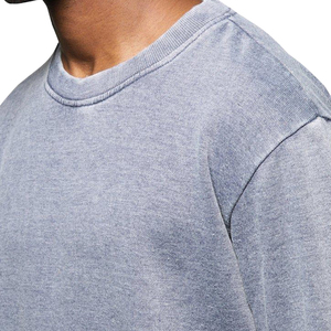 เสื้อสเวตเตอร์ผ้าฝ้าย100% ซักแบบเป็นกรดเสื้อสเวตเชิ้ตแฟชั่นโอเวอร์ไซส์สำหรับฤดูหนาวทันสมัย - Product Image 3