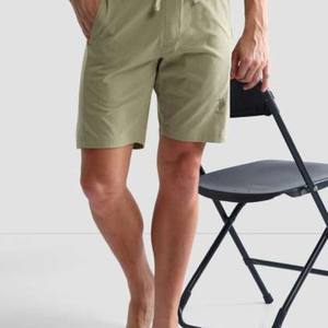 Venta al por mayor Plain Streetwear Cordón En Blanco Pesado Grueso French Terry Cotton Jogger Shorts Hombres Algodón Fleece Sweat Shorts - Product Image 3