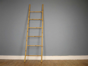 บันไดไม้ไผ่งานแฮนด์เมดสำหรับตกแต่งสวนราคาประหยัด - Product Image 3