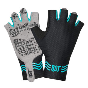 Guantes de ciclismo profesionales de medio dedo Protección de Palma Logotipo personalizado Guantes de equitación de alta calidad específicos para deportes impermeables - Product Image 1