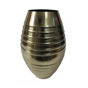 Vase à fleurs moderne en aluminium pour la décoration intérieure Taille et forme personnalisées pour la décoration de la maison Utilise un élégant pot de plantes d'intérieur vintage - Product Image 1