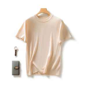 Camiseta de algodón 100% de alta calidad personalizable OEM Camiseta informal de manga corta de gran tamaño Patrón de impresión sólido bordado Bueno - Product Image 4