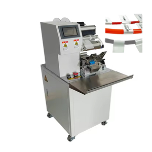 Top Quality Semi Automatic Flag Sticker Tube <b>Usb</b> Wire <b>Cable</b> Labeler Labeling Machine <b>Cable</b> Fold Labeler - Product Image 3