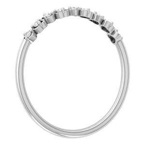 Anneau de doigt plaqué or rose jaune blanc de forme ronde diamant cultivé en laboratoire 10k 14k 18k bijoux uniques à porter au quotidien - Product Image 4