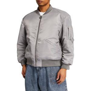 แจ็กเก็ตบอมเบอร์ผ้าโพลีเอสเตอร์กันน้ำน้ำหนักเบาเป็นมิตรกับสิ่งแวดล้อมมีสไตล์ปักด้านหน้าสำหรับฤดูหนาว - Product Image 4