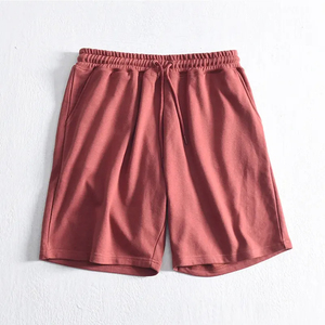 Alta calidad lavado pantalla Puff impresión Vintage algodón fabricante francés Terry sudor hombres personalizado ácido lavado pantalones cortos para hombres - Product Image 5